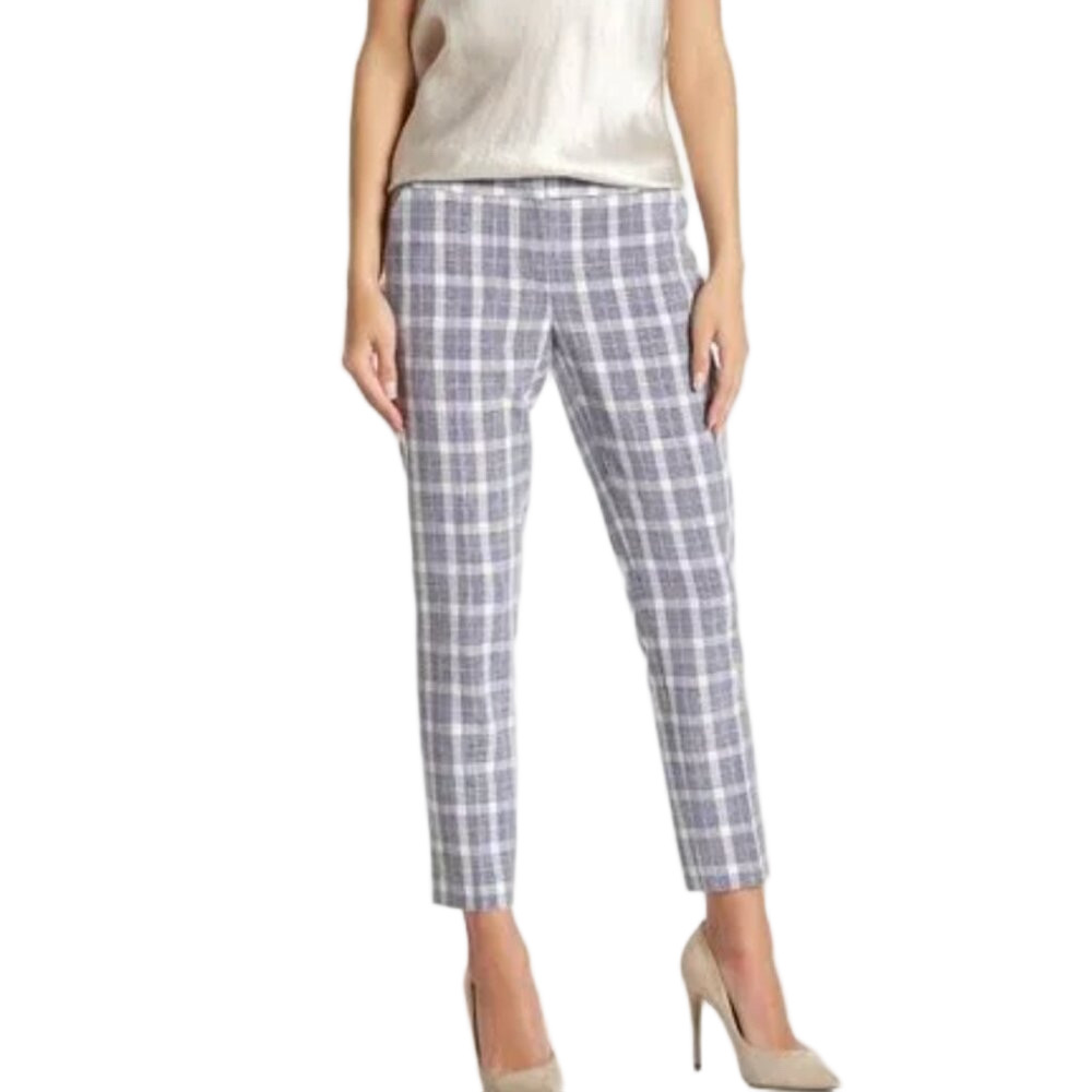 Amanda & Chelsea Plaid Stretch Pants Size 2 - NWT